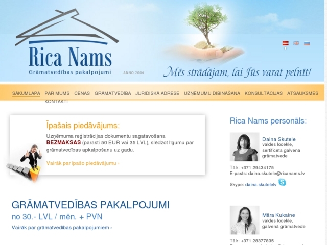 Rica Nams, SIA